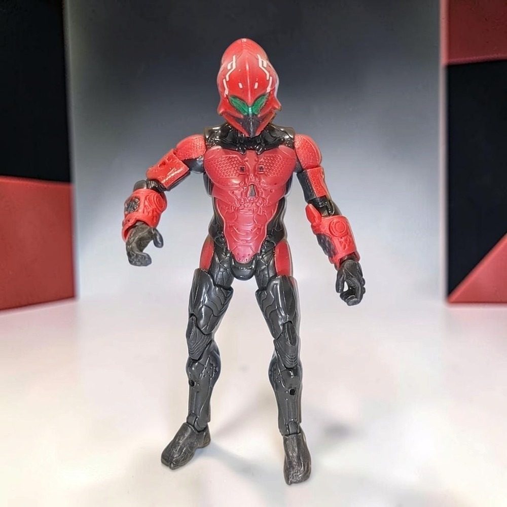 Halo Spartan Soldier Red Black Action Figure Jazwares 6.5 Inch Microsoft 2020